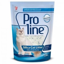 8 Adet ProLine Kristal Kedi Kumu 3.8 Lt