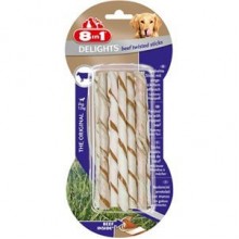 8in1 Delights Bones Biftekli Köpekler İçin Twested Sticks 10 Lu