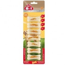 8in1 Delights Bones Köpekler İçin Ağız Bakım Press Kemiği Small 7 Li