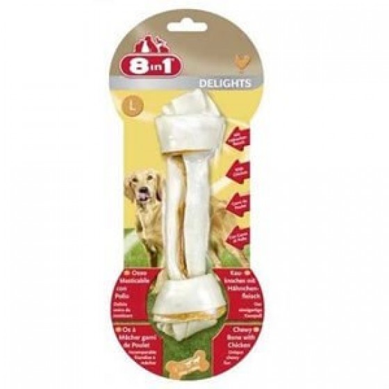 8in1 Delights Bones Köpekler İçin Ağız Bakım Kemiği Large