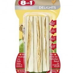 8in1 Delights Bones Köpekler İçin Ağız Bakım Kemiği 3 Lü Sticks 8in1 Delights Bones Köpekler İçin Ağız Bakım Kemiği 3 Lü Sticks