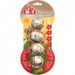 8in1 Delights Bones Köpekler İçin Çiğneme Topu Small 4 Adet 8in1 Delights Bones Köpekler İçin Çiğneme Topu Small 4 Adet