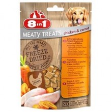 8in1 Freeze Dried Tavuklu Havuçlu Doğal Ödül 50 Gr 8in1 Freeze Dried Tavuklu Havuçlu Doğal Ödül 50 Gr