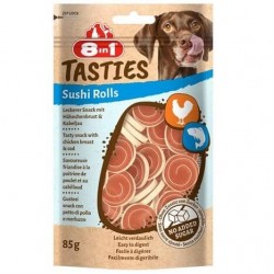 8in1 Tasties Sushi Rolls Tavuklu Balıklı Sushi Köpek Ödülü 85 Gr