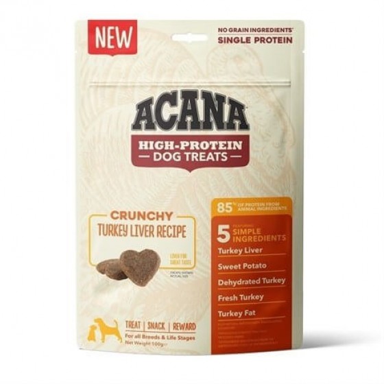 Acana Crunchy Turkey Dog Treats Hindili Köpek Ödülü