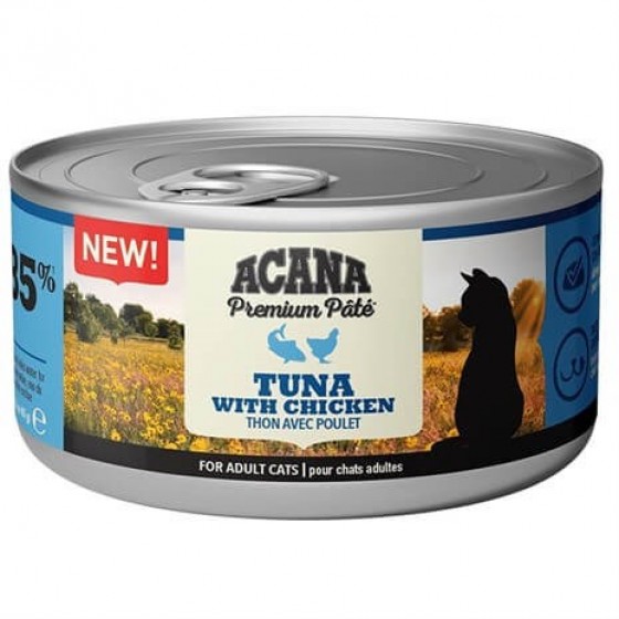 Acana Premium Ton Balıklı Tavuklu Ezme Kedi Konservesi 85 gr