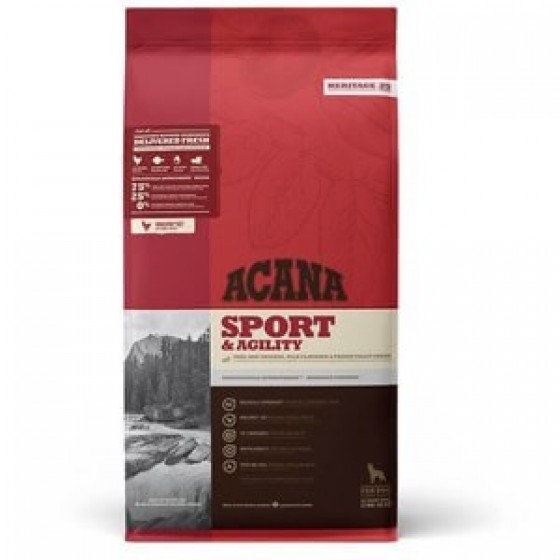 Acana Sport Agility, Yüksek Performanslı Tüm Irklar Köpek Maması 17 Kg