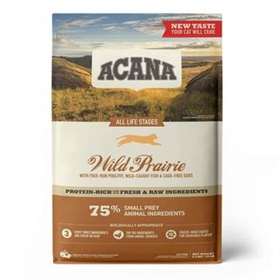 Acana Wild Prairie Tavuklu ve Göl Balıklı Tahılsız Kedi Maması 4,5 kg