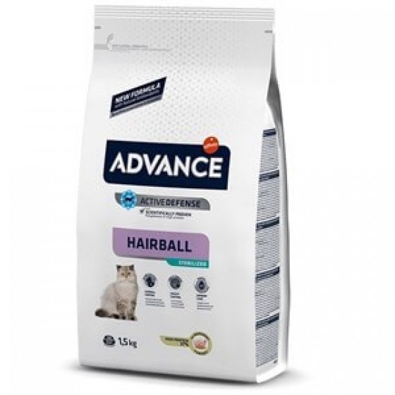 Advance Cat Sterilized Hairball Hindili Kısır Kedi Maması 1,5 Kg