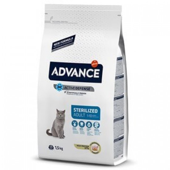 Advance Cat Sterilized Hindili Kısır Kedi Maması 1,5 kg