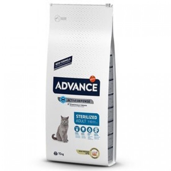 Advance Cat Sterilized Hindili Kısırlaştırılmış Kedi Maması 15 Kg