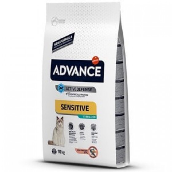 Advance Cat Sterilized Kısırlaştırılmış Somonlu Kedi Maması 10 Kg