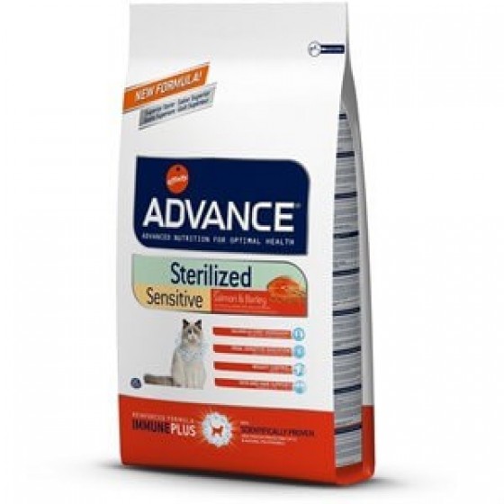 Advance Cat Sterilized Kısırlaştırılmış Somonlu Kedi Maması 10 Kg