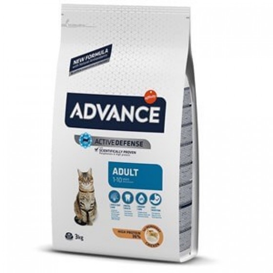 Advance Tavuklu ve Pirinçli Yetişkin Kedi Maması 3 Kg