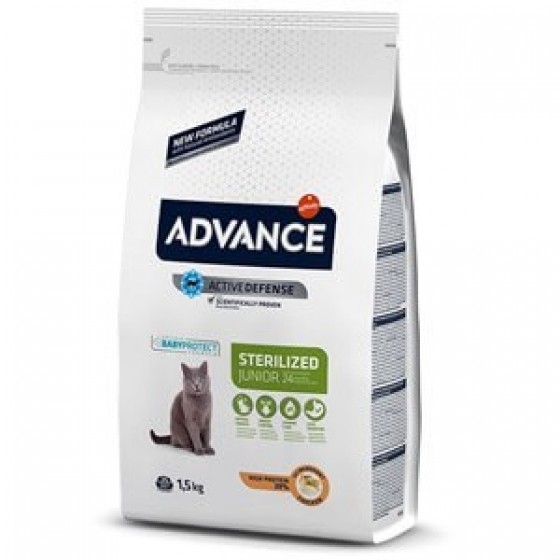 Advance Young Sterilized Tavuklu Kısırlaştırılmış Kedi Maması 1.5 Kg