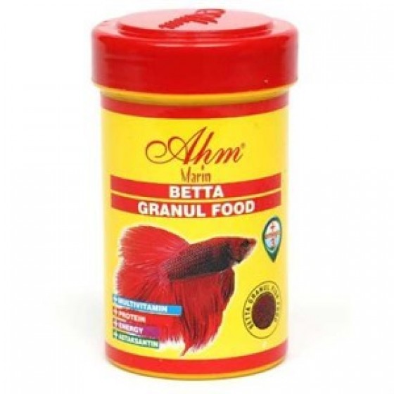 Ahm Betta Granul Balık yemi 100 Ml