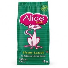 Alice Snob Tavuklu Kuru Kedi Maması 15 Kg