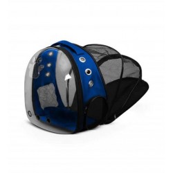 Ally Paws Bahçeli Kedi Taşıma Çantası Mavi