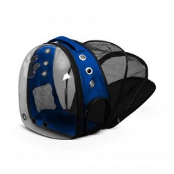 Ally Paws Bahçeli Kedi Taşıma Çantası Mavi