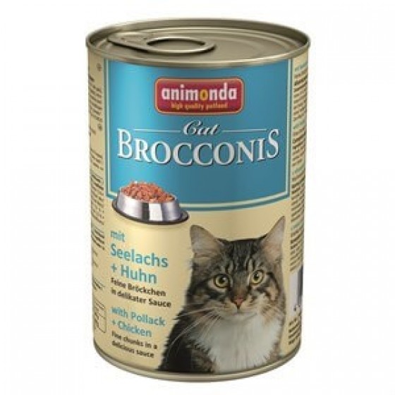 Animonda Brocconis Balıklı Tavuk Etli Yetişkin Kedi Konservesi 400Gr