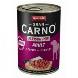 Animonda Gran Carno Sığır+Yürekli Köpek Konservesi 400 Gr Animonda Gran Carno Sığır+Yürekli Köpek Konservesi 400 Gr