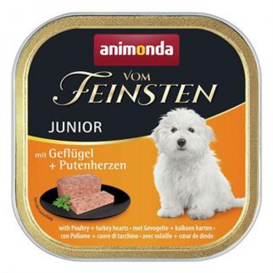 Animonda Kümes Hayvanlı&Hindi Yürekli Yavru Köpek Konservesi 150 Gr