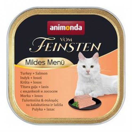 Animonda Mildes Menu Hindi+Somonlu Kedi Konservesi 100 Gr