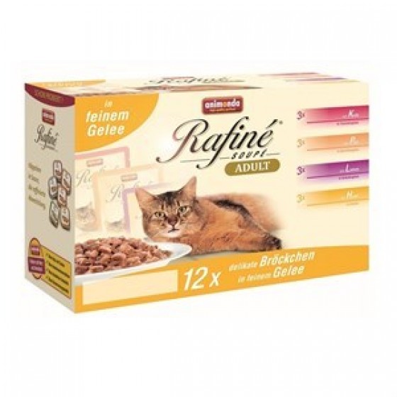 Animonda Rafine Multipack Jelly Kedi Konservesi 12li