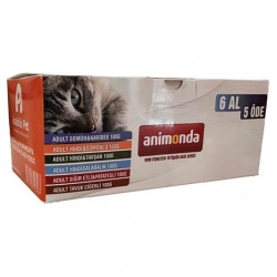 Animonda Vom Feinsten Karışık Yetişkin Kedi Konservesi 6 AL 5 ÖDE