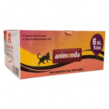 Animonda Vom Feinsten Kuzulu ve Tavuklu Yaşlı Kedi Konservesi 6 AL 5 ÖDE