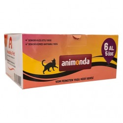 Animonda Vom Feinsten Kuzulu ve Tavuklu Yaşlı Kedi Konservesi 6 AL 5 ÖDE Animonda Vom Feinsten Kuzulu ve Tavuklu Yaşlı Kedi Konservesi 6 AL 5 ÖDE