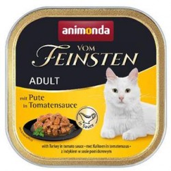 Animonda Vom Feinsten Tahılsız Domates ve Hindili Kedi Konservesi 100gr Animonda Vom Feinsten Tahılsız Domates ve Hindili Kedi Konservesi 100gr