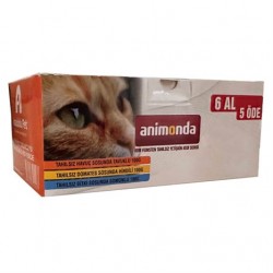 Animonda Vom Feinsten Tahılsız Karışık Kedi Konservesi 6 AL 5 ÖDE Animonda Vom Feinsten Tahılsız Karışık Kedi Konservesi 6 AL 5 ÖDE