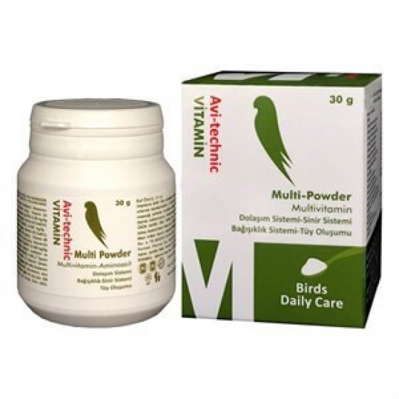 Avi-Technic M Multi Powder Kuş Vitamini