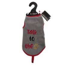 Bacco Milano Talk To The Gri Köpek Tişörtü 3XL