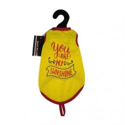Bacco Milano You Are My Sunshine Sarı Köpek Tişörtü 2XL Bacco Milano You Are My Sunshine Sarı Köpek Tişörtü 2XL