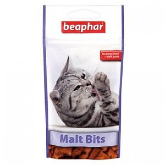 Beaphar Malt Bits Tüy Yumağı Önleyici Kedi Ödül Tableti 35 Gr