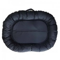 Bedspet Dış Mekan Kedi Köpek Yatağı 115x125 cm Siyah