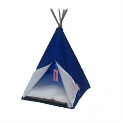 Bedspet Kedi ve Küçük Köpek Çadırı Büyük Mavi