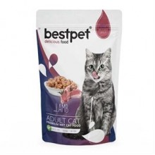 BestPet Adult Jelly Pouch Kuzulu Kedi Maması 85 Gr BestPet Adult Jelly Pouch Kuzulu Kedi Maması 85 Gr
