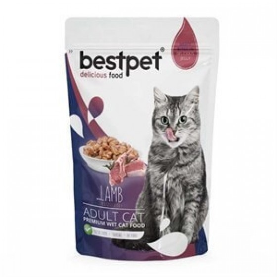 BestPet Adult Jelly Pouch Kuzulu Kedi Maması 85 Gr