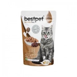 BestPet Ciğerli Jelly Pouch Kedi Maması 85 Gr BestPet Ciğerli Jelly Pouch Kedi Maması 85 Gr