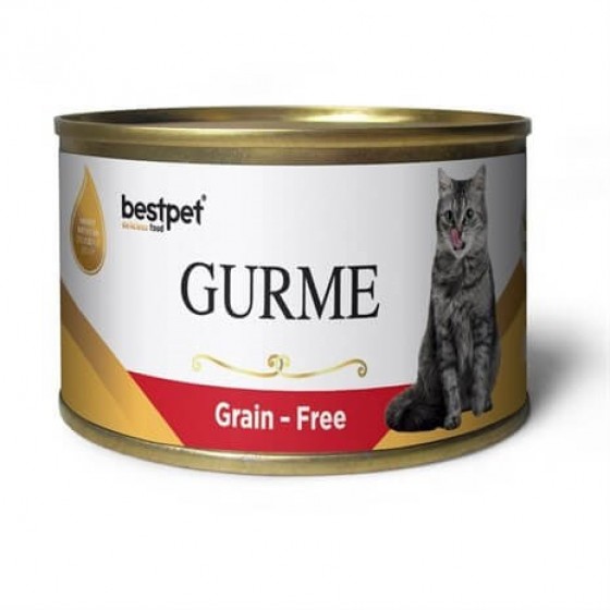 BestPet Gurme Jelly Tahılsız Biftekli Kedi Konservesi 100Gr