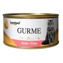 BestPet Gurme Jelly Tahılsız Somonlu Kısır Kedi Konservesi 100Gr