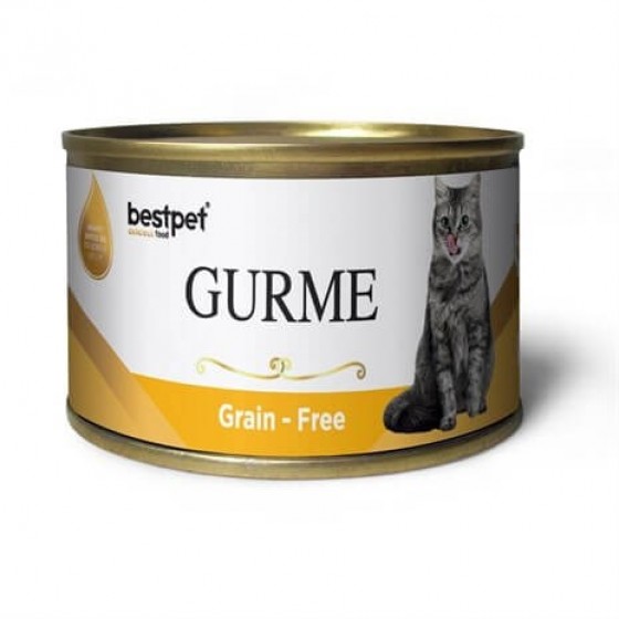 BestPet Gurme Jelly Tahılsız Tavuklu Kedi Konservesi 100Gr