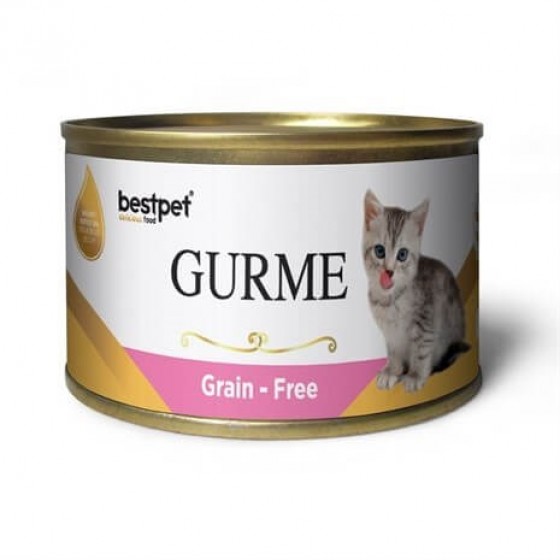 BestPet Gurme Kitten Jelly Tahılsız Tavuklu Yavru Kedi Konservesi 100Gr