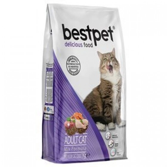 BestPet Karışık Etli Kuru Kedi Maması 1 Kg