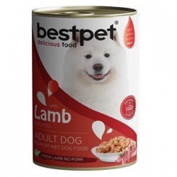 BestPet Kuzulu Köpek Konservesi 415 BestPet Kuzulu Köpek Konservesi 415