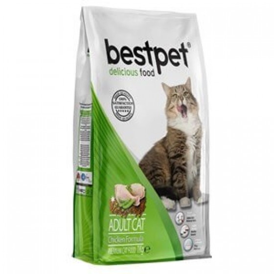 BestPet Tavuk Etli Ve Pirinçli Yetişkin Kedi Maması 1 Kg