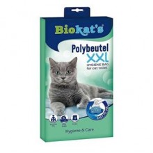 Biokats Kedi Kumu Hijyen Torbası 2XL 55x45 cm 12 adet Biokats Kedi Kumu Hijyen Torbası 2XL 55x45 cm 12 adet